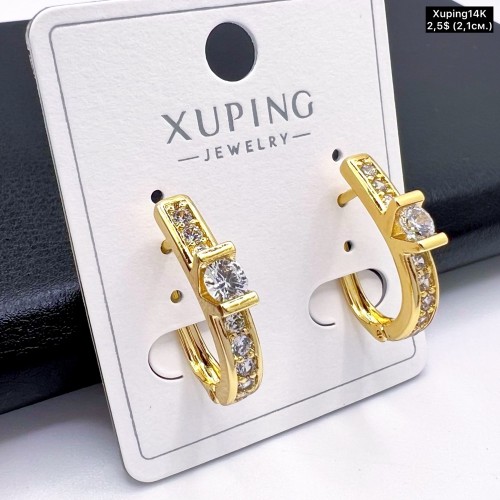 Сережки Xuping14К 10467 (2,1 см.)